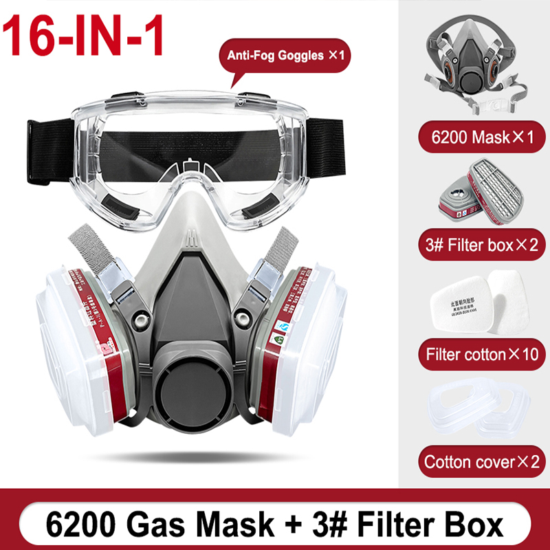 Dust Mask Construction - 6200 противогаз на половину лица, респиратор