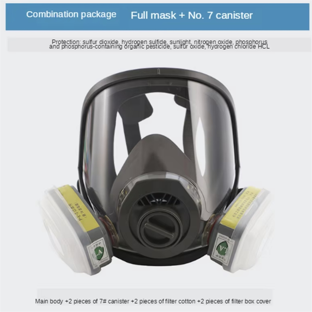 Полнолицевая маска-респиратор  – обзор и цена Dust Mask Construction